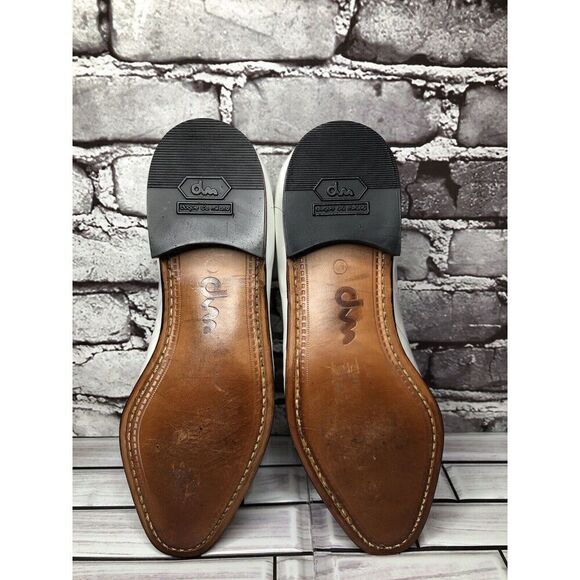 Duque Da Milano White Patent Leather Slip On Loafers Shoes Men’s Sz 6.5EE US/40 - Picture 10 of 12